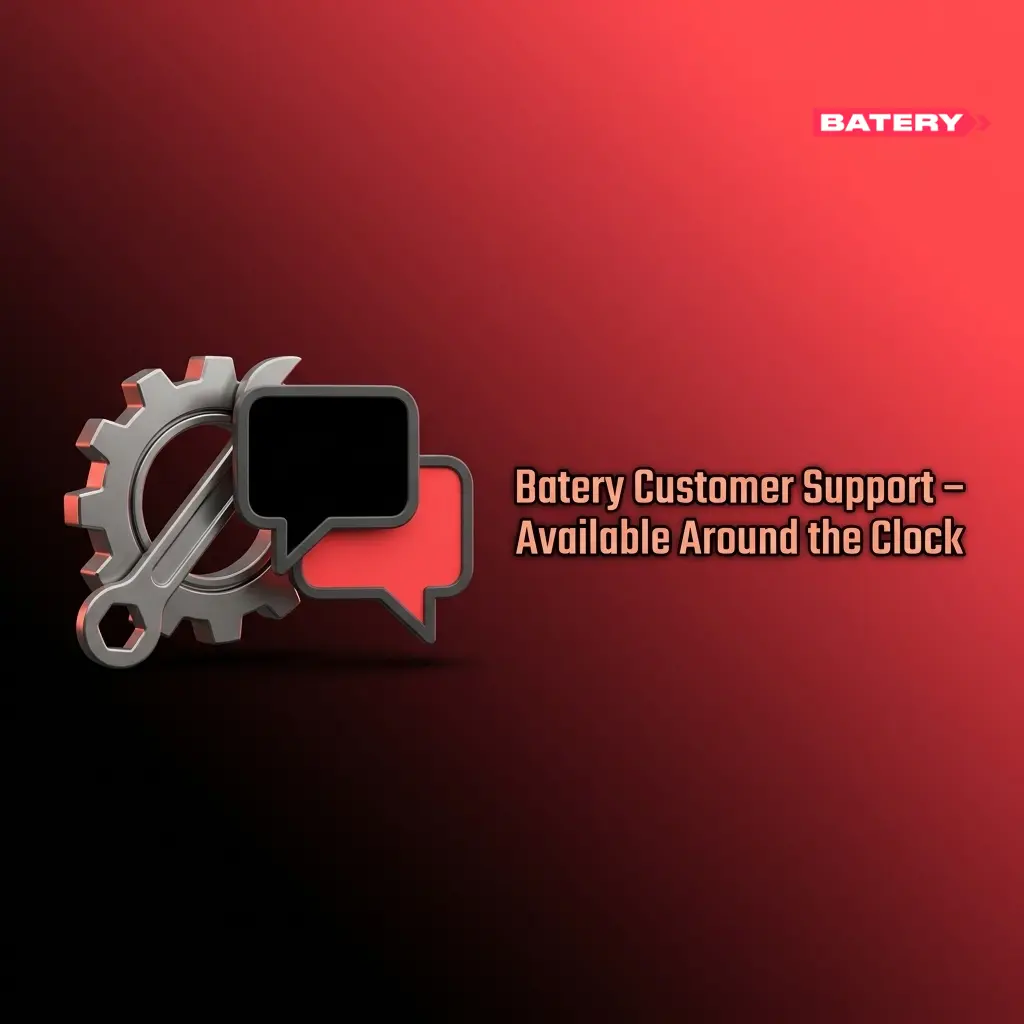 Batery customer support available 24/7 via live chat, email, and FAQ for Indian players
